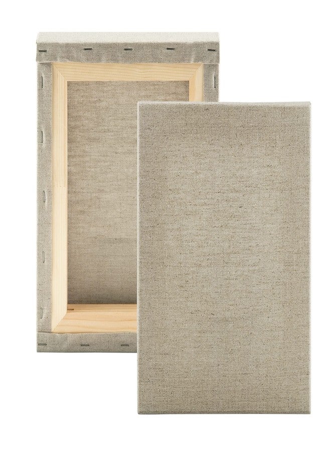 Senso Clear Primed Linen Stretched Canvas - Multi-Media Stretched Canvas for Oils, Acrylics, Pastels, & More! - 20x20 - Image 2
