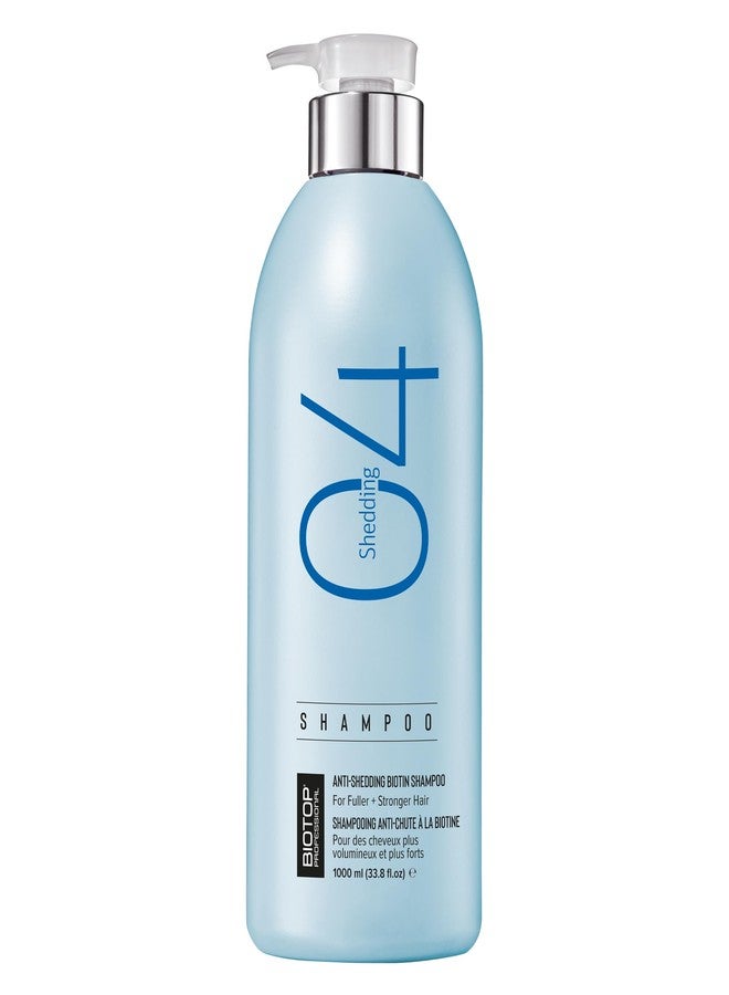 Biotop Professional 04 Hair Loss Shampoo - Made with Biotin, Red Clover and Citric Acid - Strengthening Treatment for Repair - For Shedding or Thinning Hair (33.8 oz) - Image 1