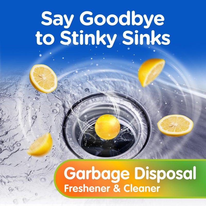 Compac Home Compac Plink Garbage Disposal Cleaner and Deodorizer, Air Fresheners for Disposal, Lemon Scent, 20 Count - Image 2