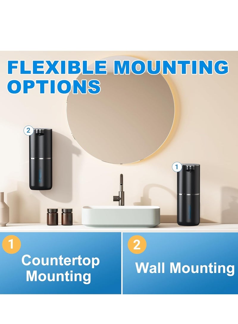 فلوشرينيك موزع الصابون السائل التلقائي,تثبيت الجدار, موزع الصابون الكهربائي بدون اتصال مع جهاز استشعار,مع جهاز استشعار الحركة بالأشعة تحت الحمراء للحمام,المطبخ,المكتب - Image 4