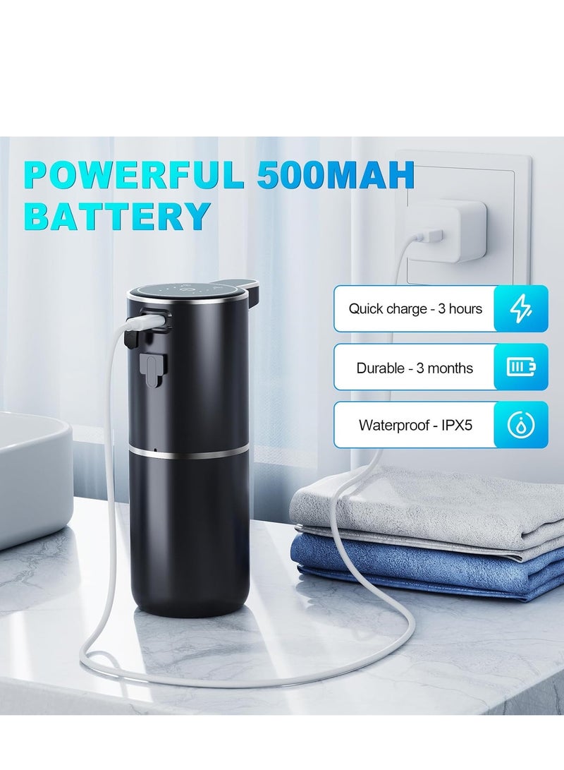 فلوشرينيك موزع الصابون السائل التلقائي,تثبيت الجدار, موزع الصابون الكهربائي بدون اتصال مع جهاز استشعار,مع جهاز استشعار الحركة بالأشعة تحت الحمراء للحمام,المطبخ,المكتب - Image 5