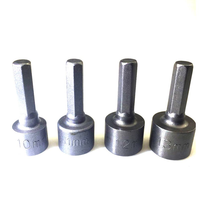 Up To Date Products & Tools Up to Date Products Tools 9 Pcs 513mm Hexagon Nut Driver Drill Bit Socket Screwdriver Wrench Set for Electric Screwdriver Handle Tools Chrome Vanadium Steel  - Image 2