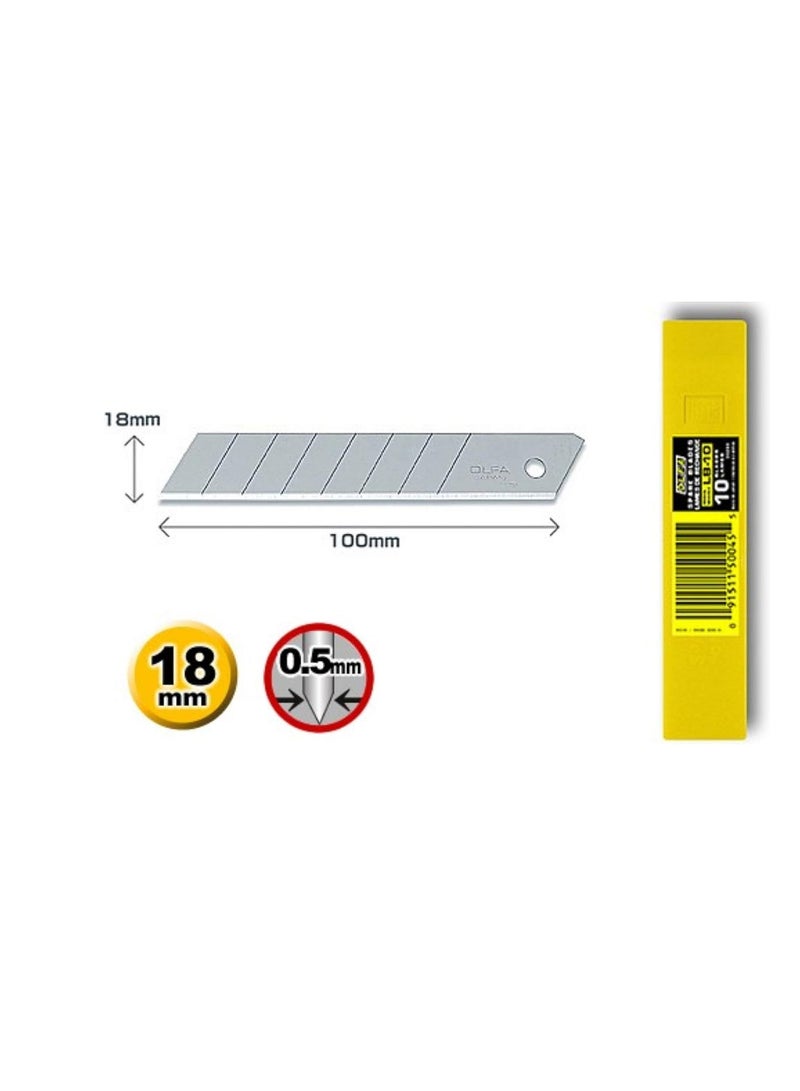 OLFA 10 Replacement Blades Lame For Knife - Image 3