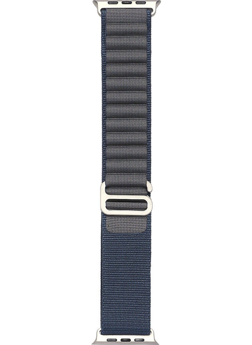 BLS Store Watch 10 46MM Compatible Zore Krd-74 Strand Strap-Blue  - Image 1