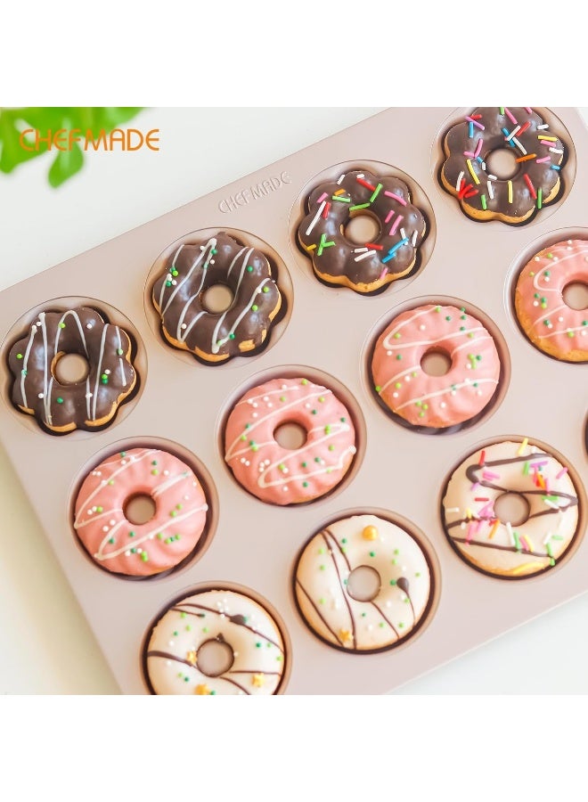 Chefmade WK9223 12 Cup Non-stick Donut Pan - Image 4