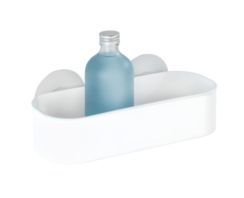 WENKO 21824100 StaticLoc wall shelf Osimo White  fixing without drilling Polypropylene 27 x 95 x 12 cm White