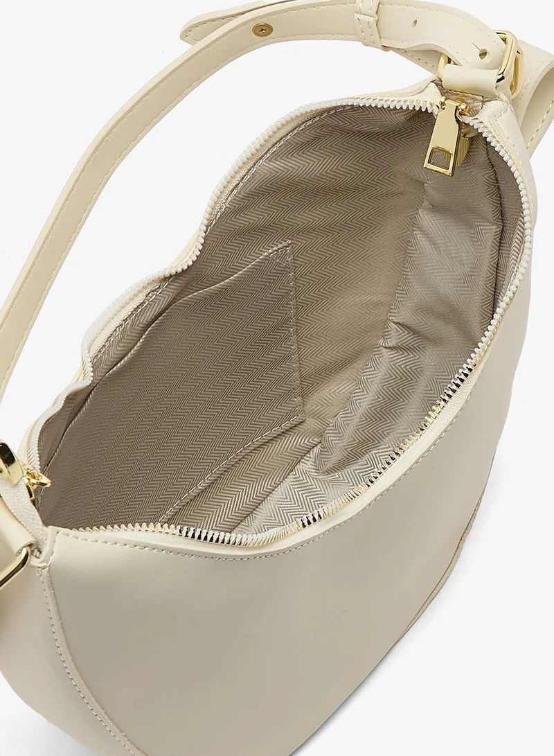 Ella White White Classic Shoulder Bag for Women | Best Price UAE