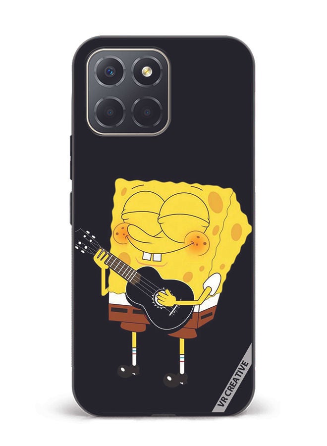 VR CREATIVE Protective Case Cover For Honor X6 Spongebob With Guitar Design Multicolour - Image 1