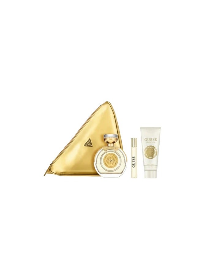 GUESS Bella Vita Gift Set for Woman EDP 100ml+TS-15ML+Body Lotion 100ml+Pouch - Image 2
