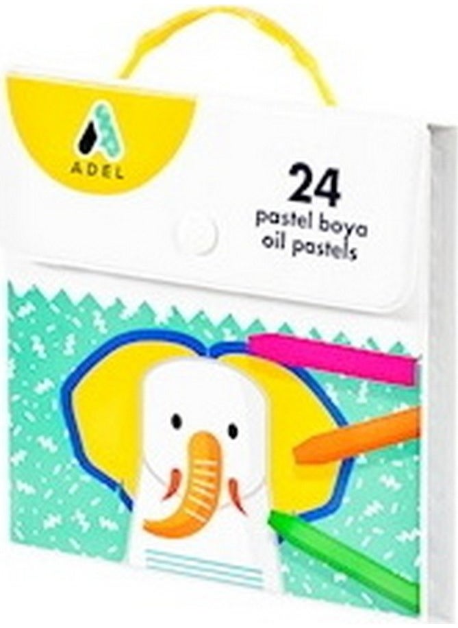 Adel 24 Colors Bag Crayon 