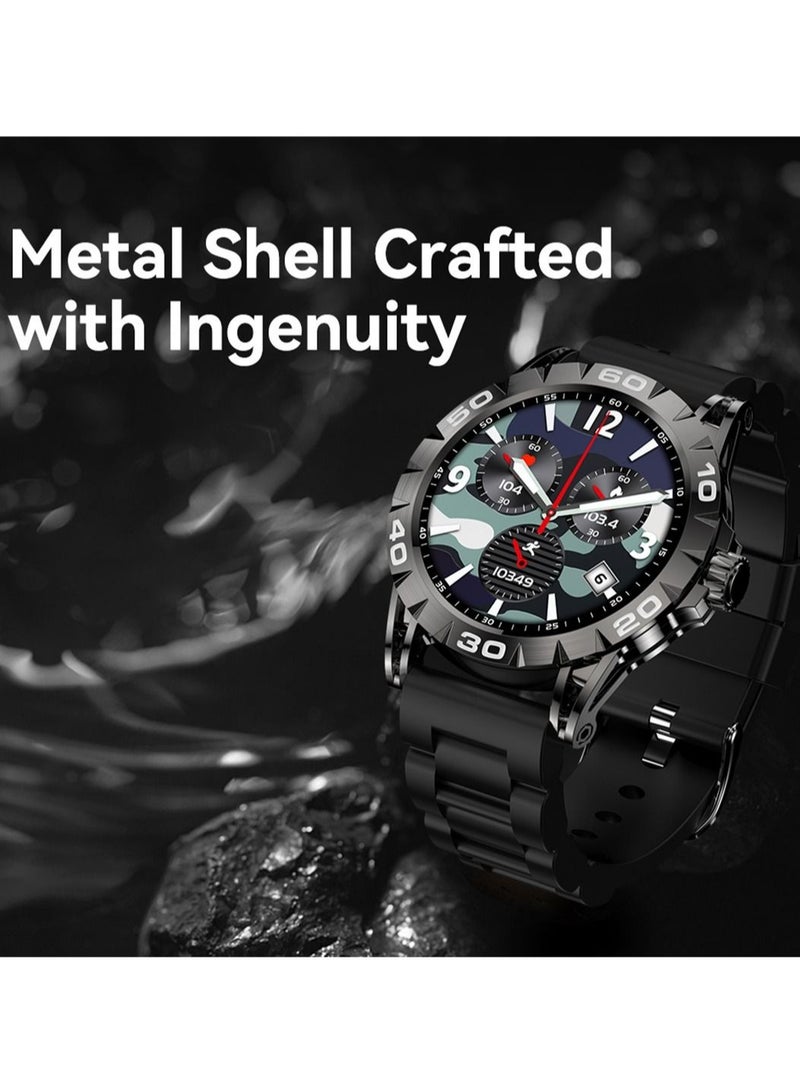 RollsTimi  Smart Watch for Men, Bluetooth Calling Fitness Tracker with Heart Rate Sleep Monitor Business Smartwatch IP67 Waterproof 1.39" Sports Watch for Android iOS - Image 4