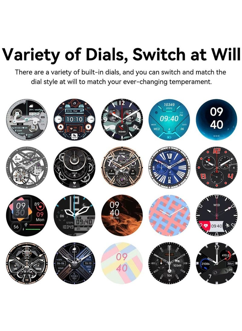 RollsTimi  Smart Watch for Men, Bluetooth Calling Fitness Tracker with Heart Rate Sleep Monitor Business Smartwatch IP67 Waterproof 1.39" Sports Watch for Android iOS - Image 5