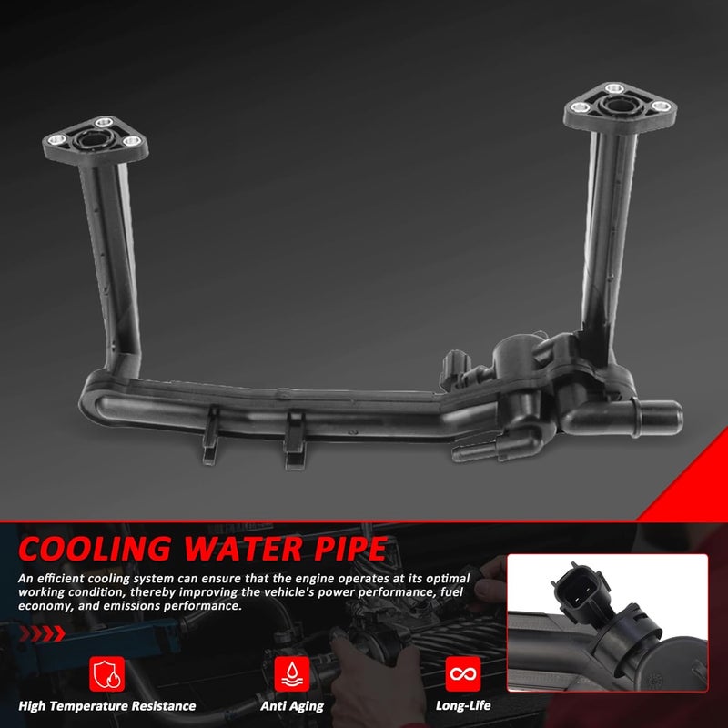 Heater Manifold Tube Pipe Compatible with Land Rover LR4, Discovery 4, Range Rover, and Jaguar Sport - Fits 3.0L V6 - Replaces LR109401, LR041788, LR075991 LR122710 - Image 2