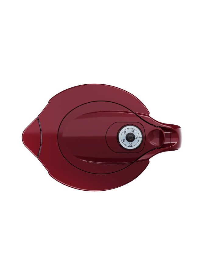 Aquaphor إبريق فلتر مياه أورليانز A5 Mg، سعة 4.2 لتر، مقاوم للصدمات ويبدو كزجاج، يقلل من الكلور والرصاص والصدأ، تصميم مدمج يناسب الثلاجة، خالي من BPA، إبريق تنقية مياه للاستخدام اليومي مع خرطوشة A5 Mg (كرز) - Image 3