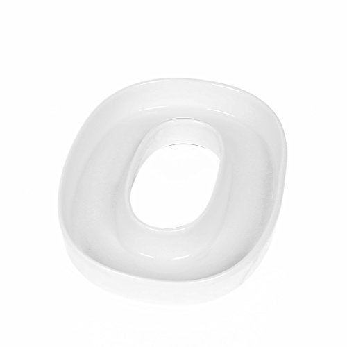 Coffeezone Ceramic Small Letter Candy Dishes Mini Nuts Plates, Party Table Decor (Letter O) - Image 1