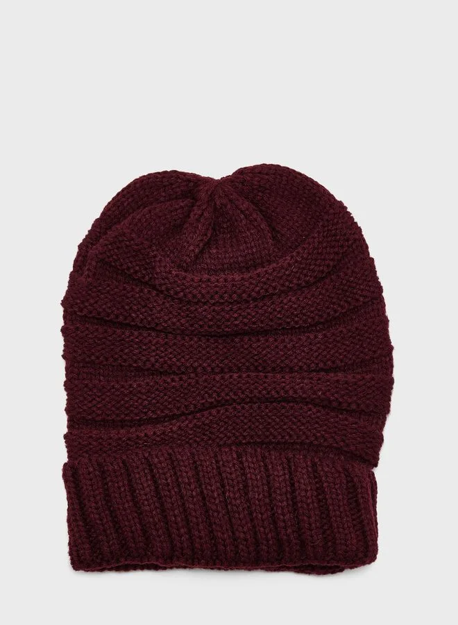 Robert Wood 3 Pack Knitted Winter Beanie , Scarf & Gloves Set