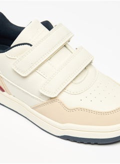 DUCHINI Boys Mister Colourblock Sneakers with Hook and Loop Closure  - Image 5
