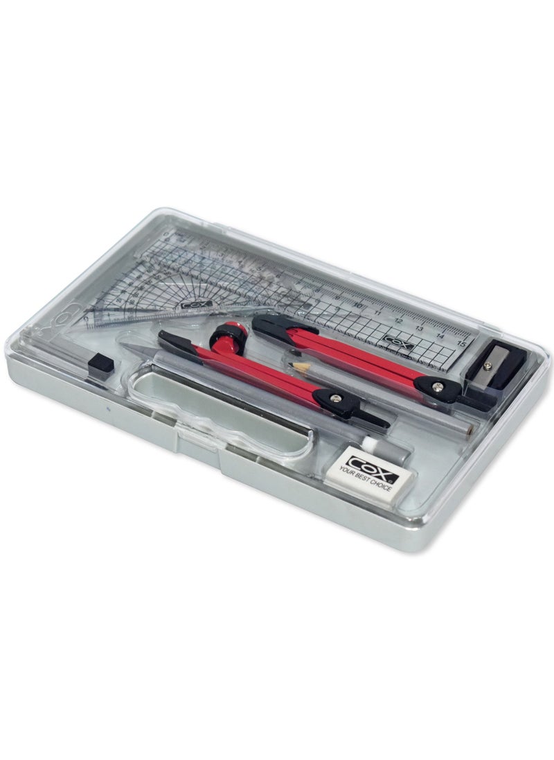 COX - COX Mathematical Sets, 11 Pieces, Made In Taiwan - Image 1