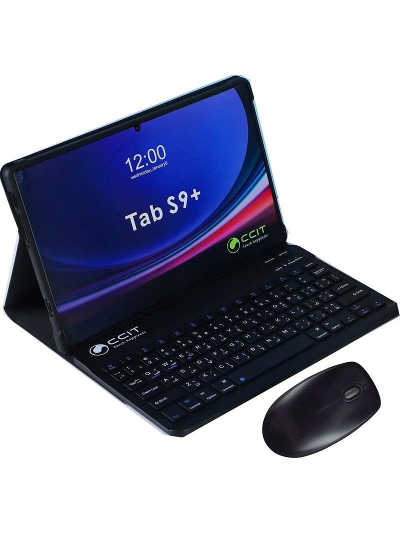 CCIT CCIT Tab S9+ 10.1 Inch Full HD0 Display Android 13 Tablet 16GB RAM 1TB ROM 10000 mAh Battery with Keyboard and Mouse blue color  - Image 2