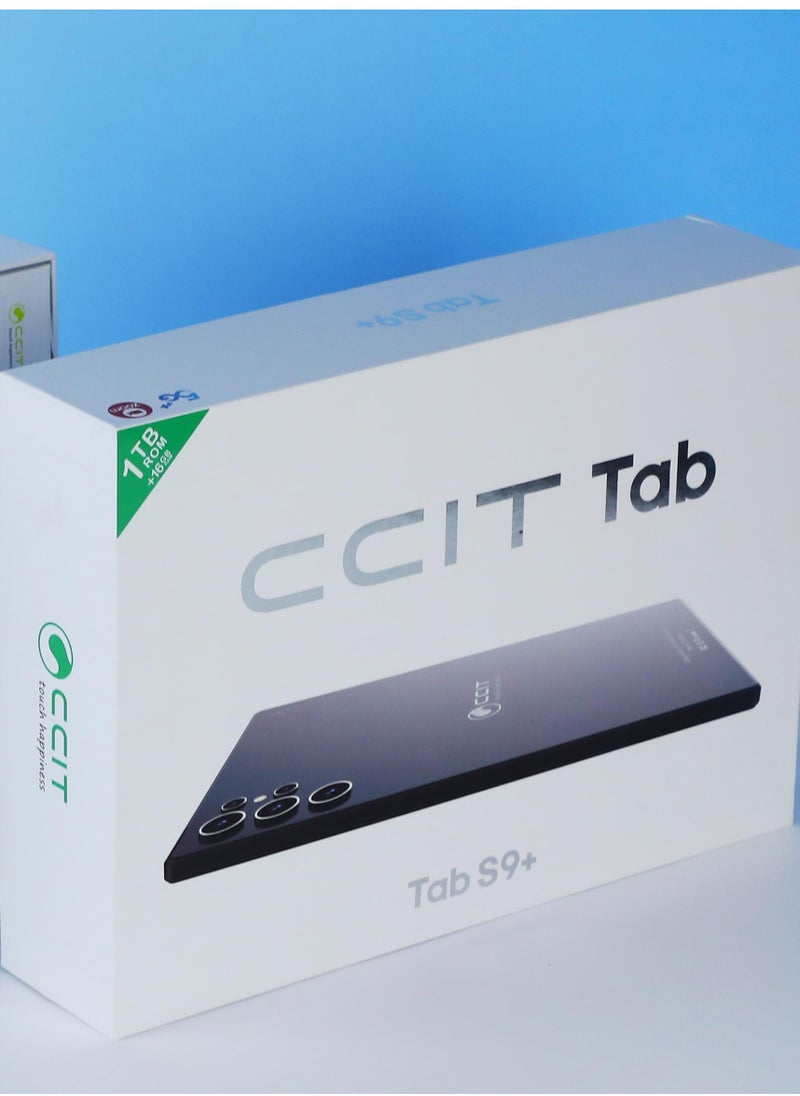 CCIT Tab S9+ 10.1 Inch Full HD0 Display Android 13 Tablet 16GB RAM 1TB ROM 10000 mAh Battery with Keyboard and Mouse blue color