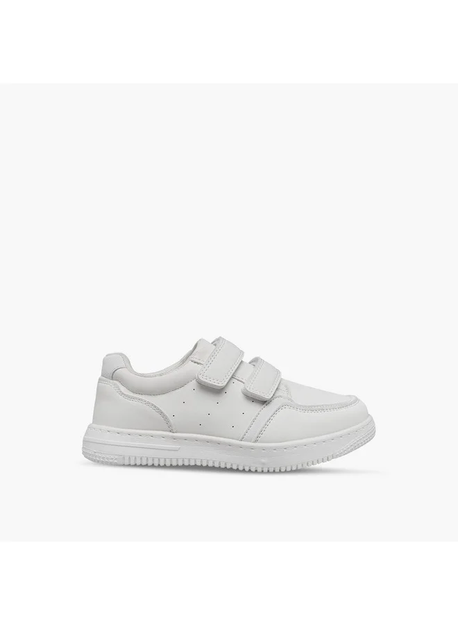 LBL by Shoexpress Boys Panelled School Shoes with Hook and Loop Closure