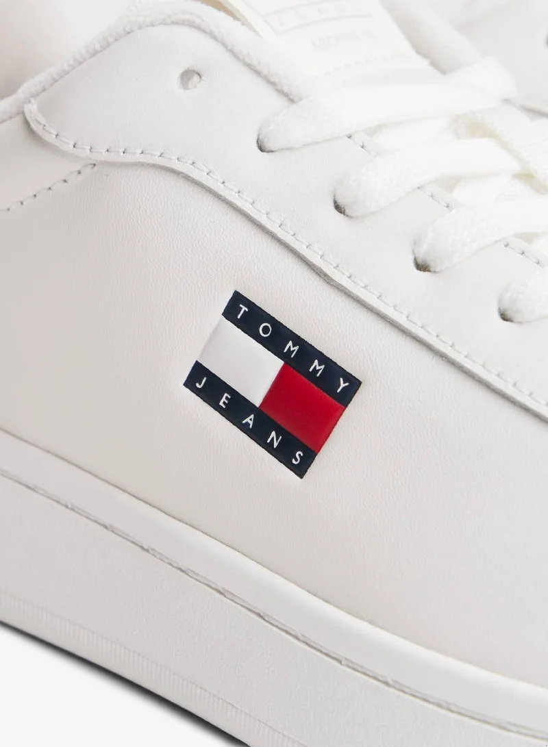 TOMMY JEANS Archive Court Leather Trainers