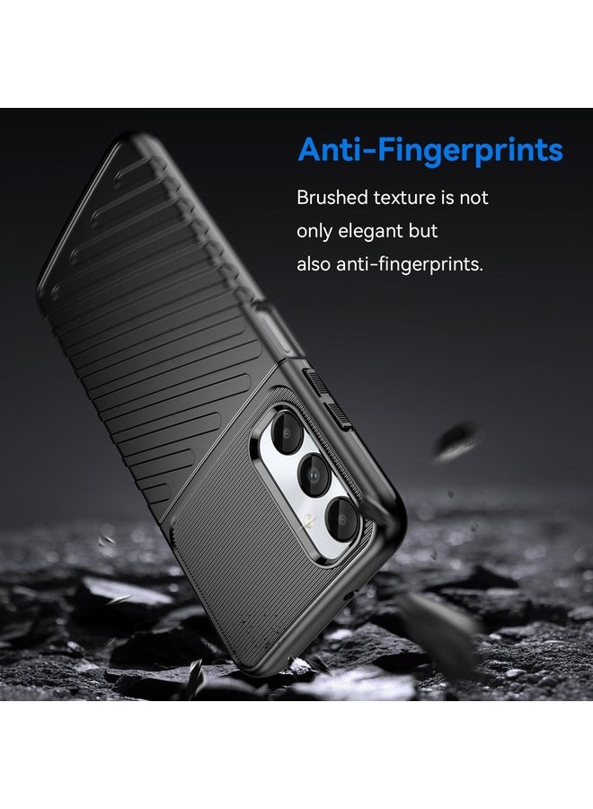 HuHa Case Cover For Samsung Galaxy A05s Thunderbolt Shockproof TPU Phone Case(Black) - Image 3