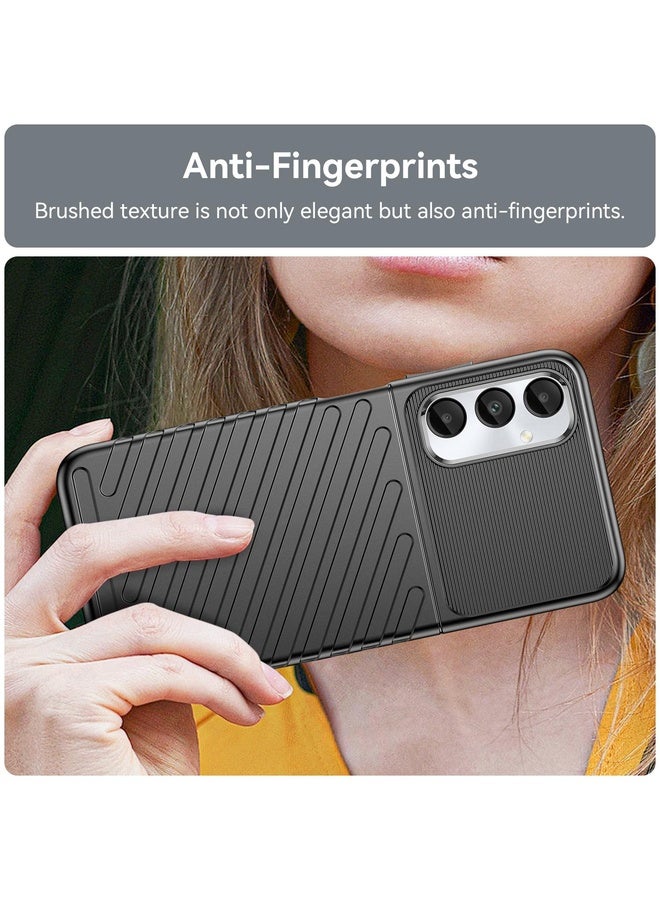 HuHa Case Cover For Samsung Galaxy A05s Thunderbolt Shockproof TPU Phone Case(Black) - Image 5