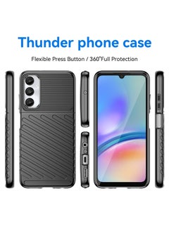 HuHa Case Cover For Samsung Galaxy A05s Thunderbolt Shockproof TPU Phone Case Black  - Image 2
