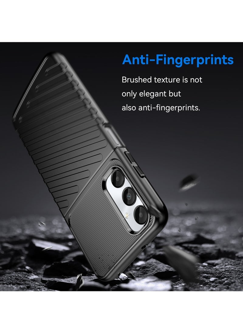 HuHa Case Cover For Samsung Galaxy A05s Thunderbolt Shockproof TPU Phone Case Black  - Image 3