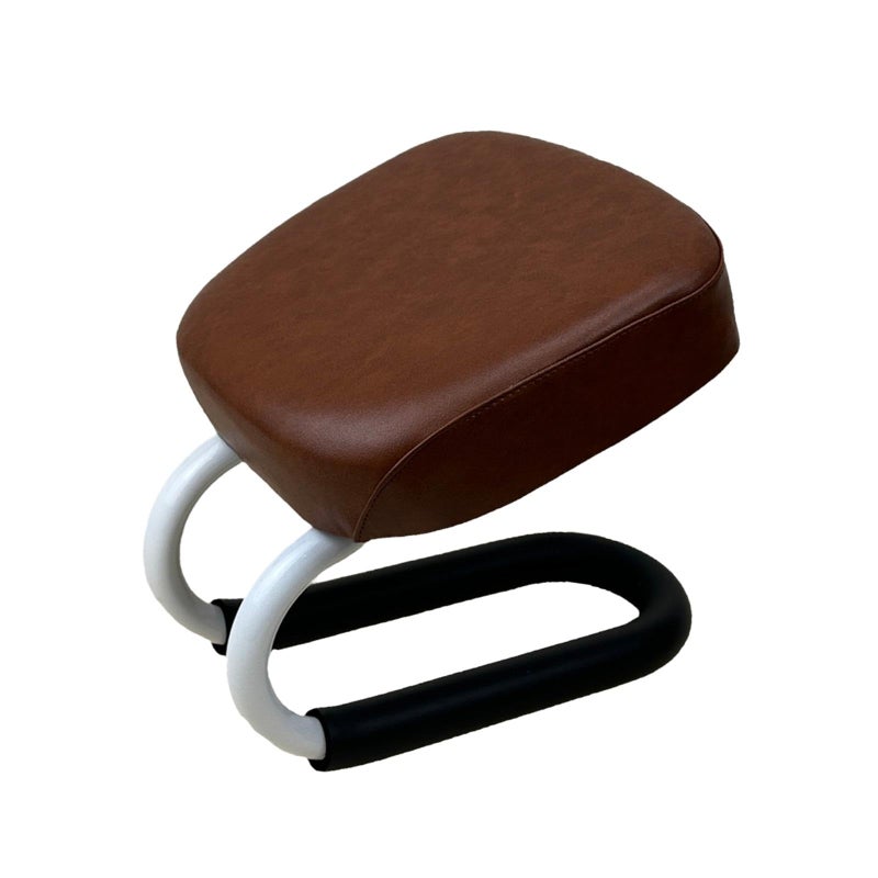 Colaxi Kneeling Meditation Stool Adjustable Birthday Gift Anti Slip Comfortable Seat Prayer Stool for Yoga Praying Home Women Style A Brown - Image 2