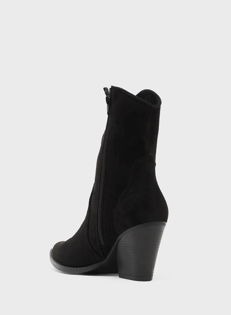 ترافل من نمشي Heeled Ankle Boots
