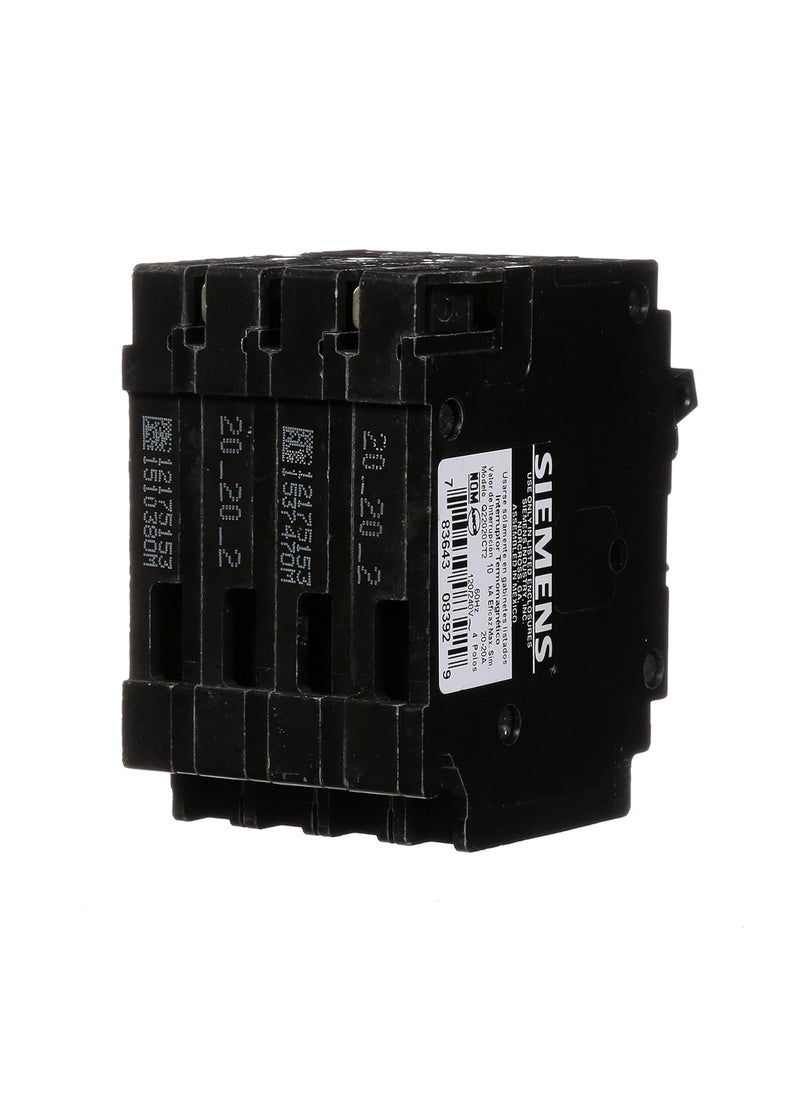 SIEMENS SIEMENS Q22020CT2 Two 20Amp Double Pole Circuit Breaker As Shown in The Image  - Image 5