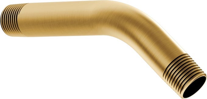 BRUSHED GOLD 6INCH SHOWER ARM SHOWER ARM WITH 12INCH IPS CONNECTIONS 10154BG