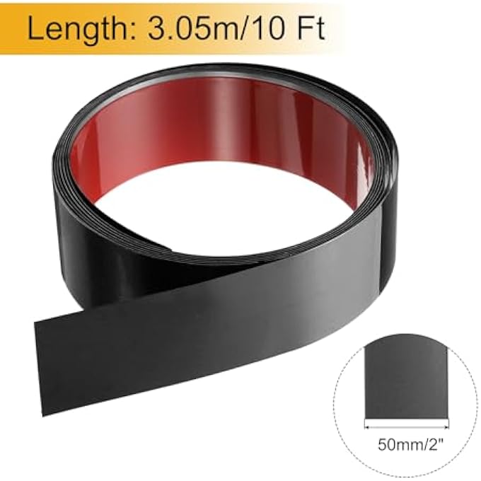 MOULDING STRIP, STAINLESS STEEL WALL CLADDING FOR STICKING, DECORATIVE CLADDING FOR WALL, MIRROR FRAME, CRAFT AND HOME DECOR, 10 FEET X 2 INCHES, MIRROR BLACK - Image 3
