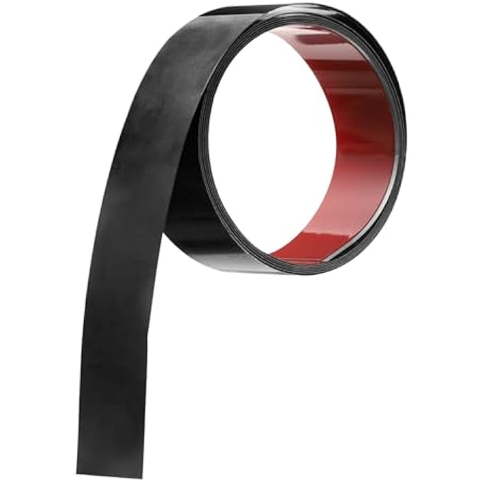 MOULDING STRIP, STAINLESS STEEL WALL CLADDING FOR STICKING, DECORATIVE CLADDING FOR WALL, MIRROR FRAME, CRAFT AND HOME DECOR, 10 FEET X 2 INCHES, MIRROR BLACK - Image 1