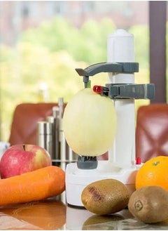 Generic Stainless Steel Electric Fruit Peeler，Automatic Peeler Potato Fruit Apple Pear Veg Peeling Machine + 3 Blades  - Image 3