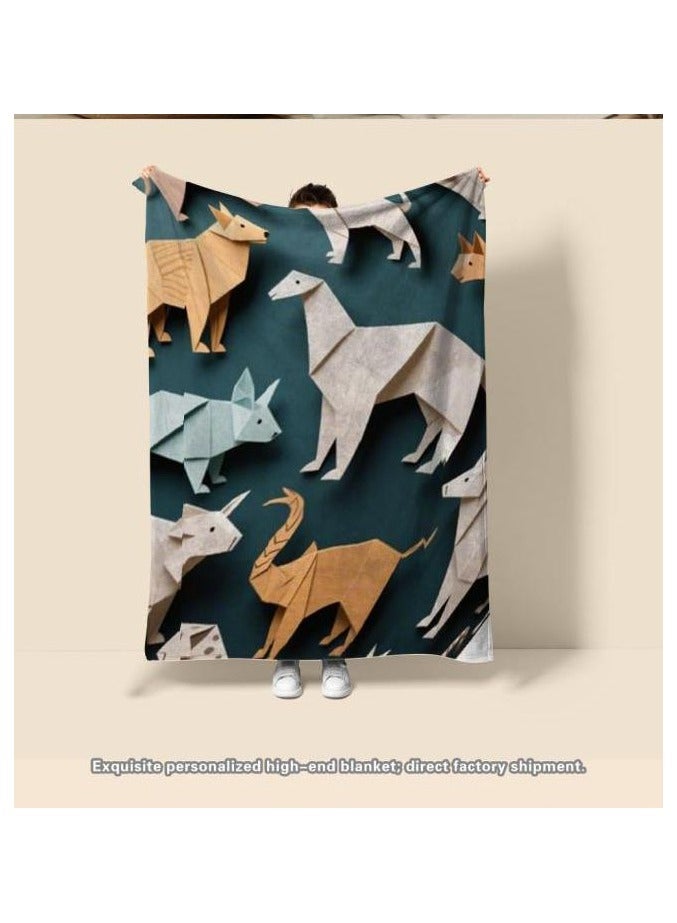 general Children's or student cartoon flannel thin blanket (warm and comfortable, suitable for sleep, games) 100cm*150cm - Image 1