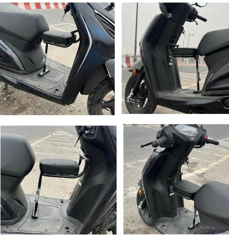 Eliane Scooter Front Baby Seat Scooty Child Sitting & Foldable Comfortable for Kids for Activa Jupiter Aviator Dio Mastro Access 125 Maestro burgmam Hero Duet Scooties - Image 3