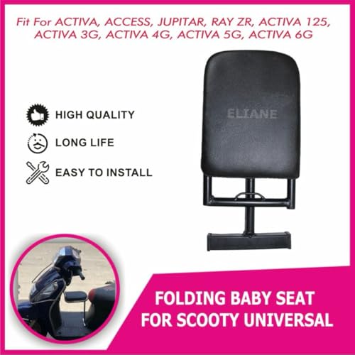 Eliane Scooter Front Baby Seat Scooty Child Sitting & Foldable Comfortable for Kids for Activa Jupiter Aviator Dio Mastro Access 125 Maestro burgmam Hero Duet Scooties - Image 2