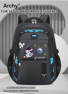 Archy Astronaut Kids Backpack for Girls & Boys Waterproof Lightweight School Bag Backpack for Children Primary Students School Bag  - Image 1