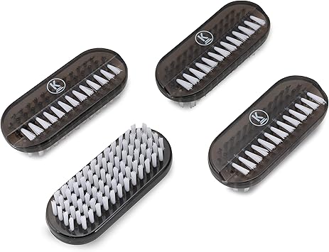 KPro Nailbrush 4 Pcs Cleaning Brush for Hand Nail Care Manicure Pedicure - Image 4