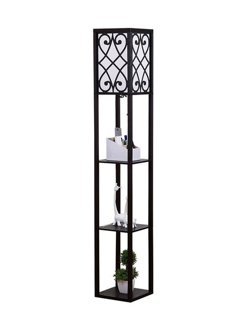 Nordic Modern Bedroom linen cover Standing Floor vertical lamp With 9W bulb