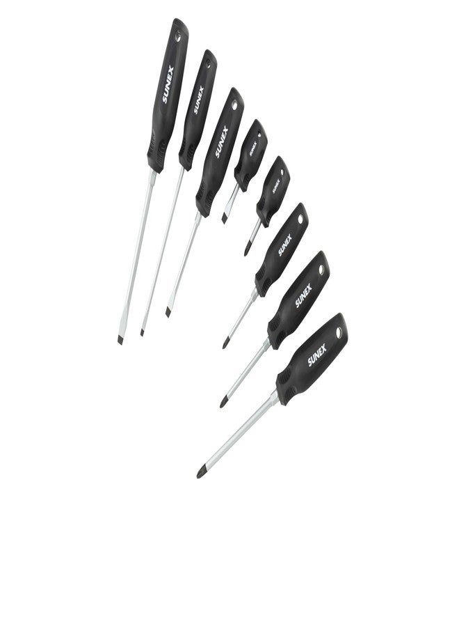 Sunex Tools SXCSDS8 Phillips® & Slotted Magnetic Screwdriver Set - Image 1