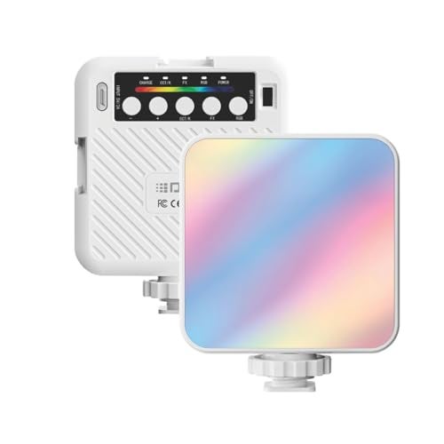 Digitek (LED-D6W RGB) Portable Mini RGB LED Video Light with inbuild Battery & 360° HSI, 3000K-6000K, 8-Level Control, 9 Special FX Modes, Type-C Charging, 2hr Battery, for Photography & Videoshoots - Image 1
