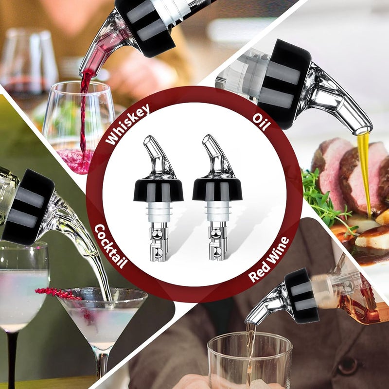 SuproBarware Automatic Measured Bottle Pourer - Quick Shot Spirit Measure Pourer Drinks Wine Cocktail Dispenser Home Bar Tools - 2 pack 1.5oz - Image 5