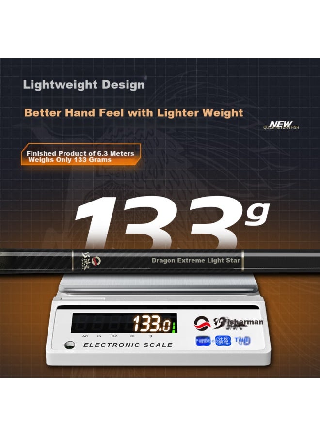 Skiofishes Dragon Battle Ultra-light Small All-purpose Rod, Ultra-hard Fishing Rod, Hand Rod, Top Ten Brands, Crucian Carp Rod, 8.1m, 4h28 Actio - Image 2