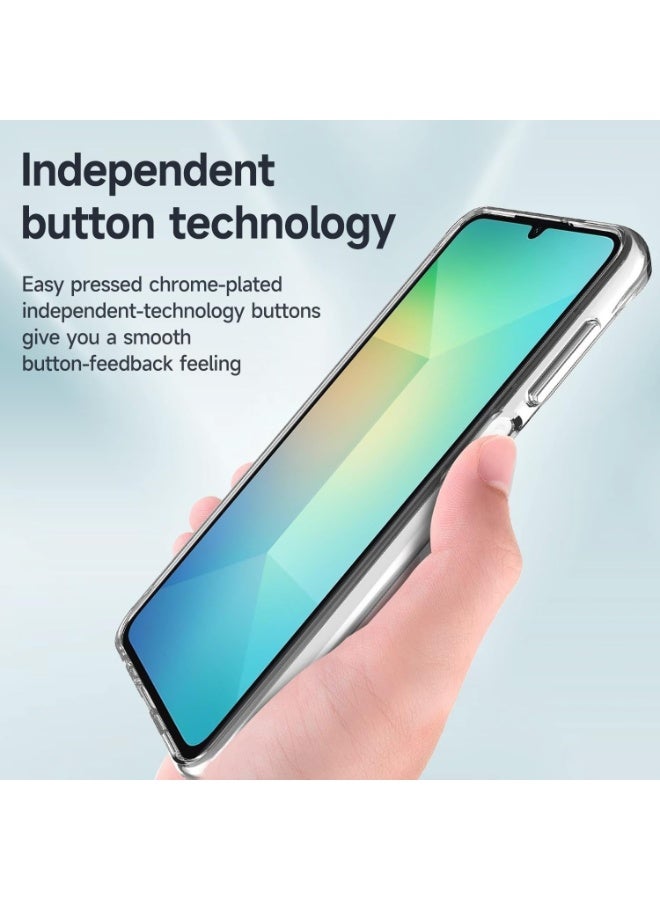 Case Compatible with Samsung Galaxy A06 Case Crystal Clear Soft TPU Gel Case  Flexible Silicone Anti- Scratch Transparent TPU Cover - Clear - Image 2