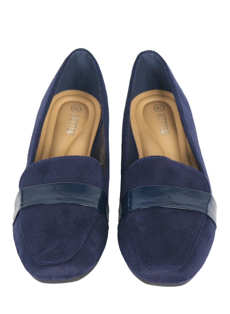 Better Women's Ballerina Shoes Navy - Image 2