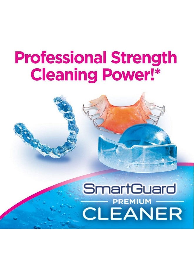 SmartGuard Premium Cleaner Crystals -(110 Cleanings)- Removes Stain, Plaque & Bad Odor from Dentures, Clear Braces, Mouth Guard, Night Guard & Retainers. - Image 2